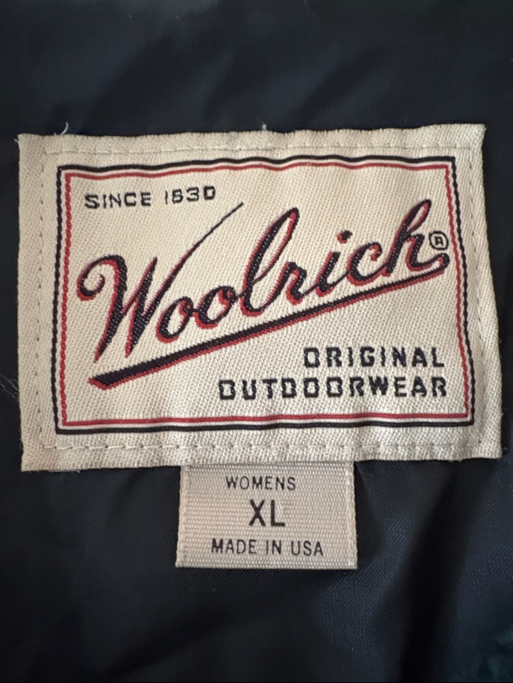 Vintage Woolrich Women's Forest Green Sherpa Jacket Size XL - Picture 3 of 10